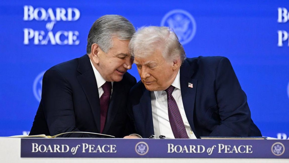 President of Uzbekistan signs the Board of Peace Charter
