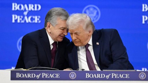 President of Uzbekistan signs the Board of Peace Charter