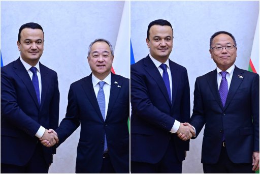 On October 13, Laziz Kudratov, Minister of Investments, Industry and Trade of the Republic of Uzbekistan, held a meeting with Shingo Ueno, President and CEO of Sumitomo Corporation, and Yoshihiro Miyamoto, President of Shikoku Electric Power.